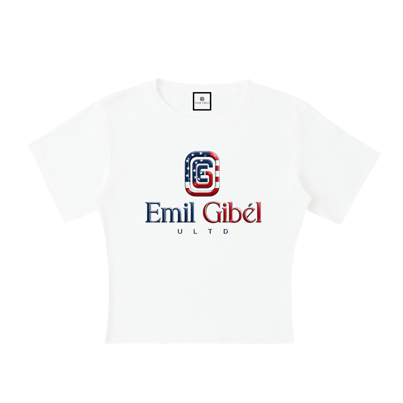 Women's Luxe Tee W/Signature Steel Emblem Patriots Edition