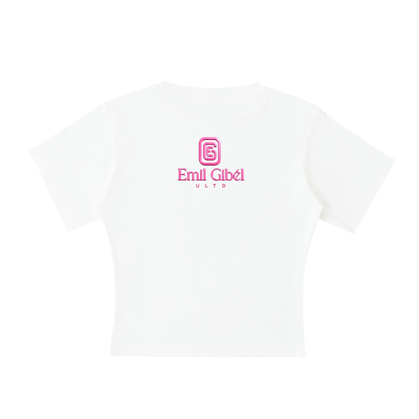 Luxe Tee w/ Valentino Pink Signature Steel Emblem