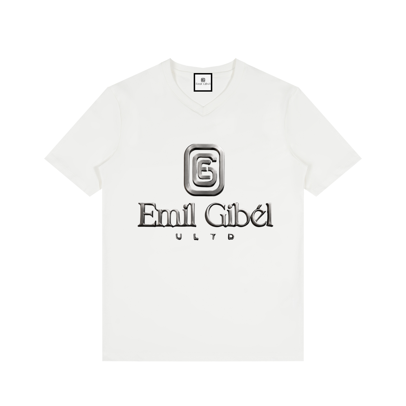 Luxe V-Neck Signature Steel