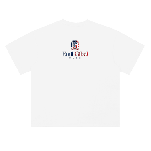 Luxe Tee W/ Signature Steel Emblem Patriots Edition