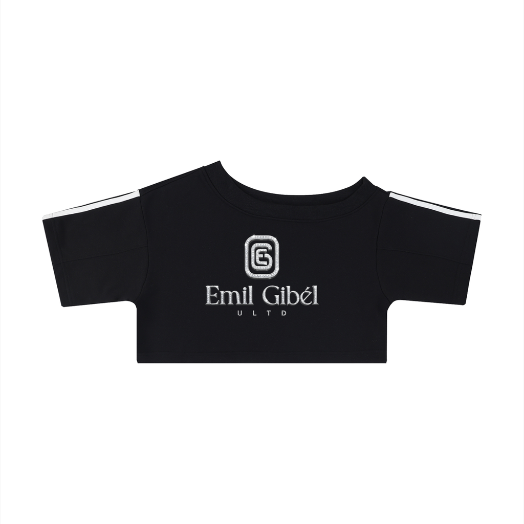 Women's Luxe Off The Shoulder Crop Tee